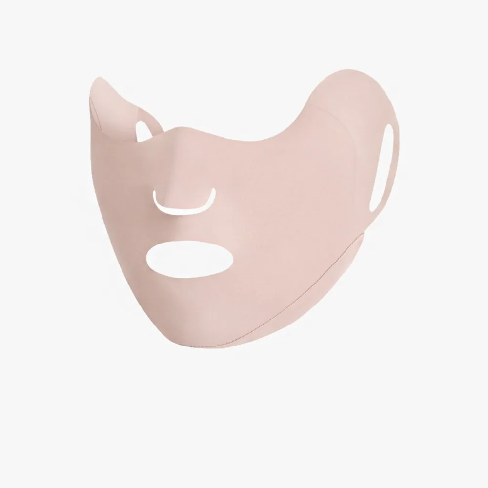 Elastic Summer Ice Silk Mask Thin Breathable Sunscreen Mask Solid Color Sunscreen Veil Face Shield Face Mask