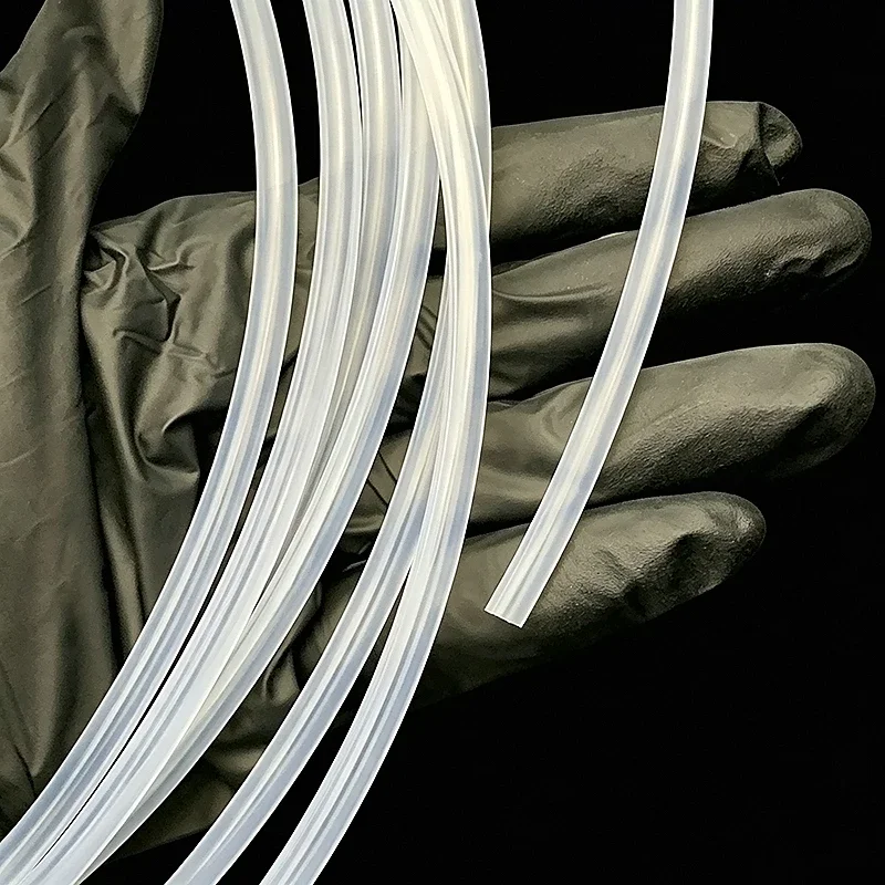 Transparent Food Grade PTFE Capillary Tube ID0.8-4.35mm Beverage Pharmaceutical Equipment Delivery Tube Non-toxic and Odorless.