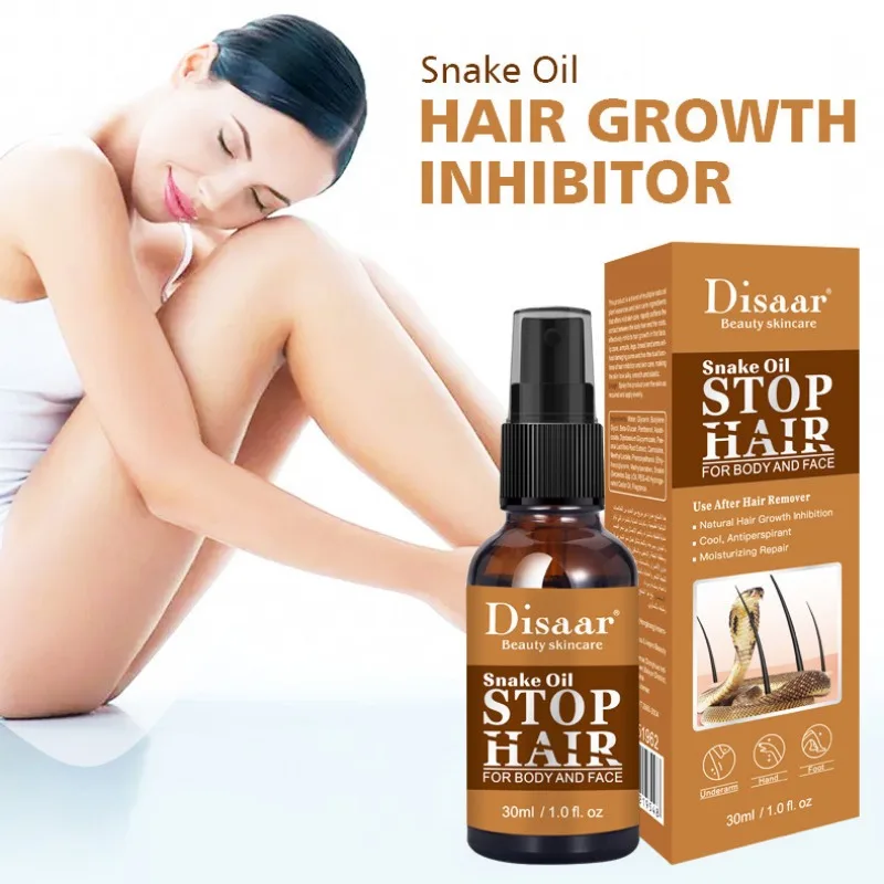 

Quick Snake Oil Hair Stop Spray Gentle Men and Women Whole Body Can Use No Residue Skin Care