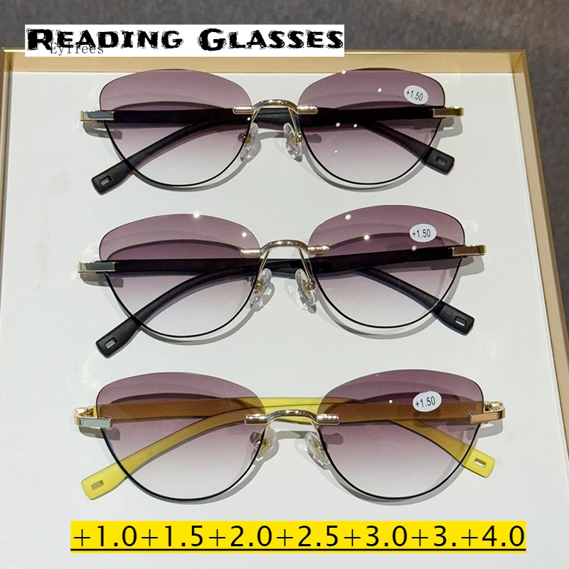 

Unisex New Fashion Blue Light Blocking Presbyopia Glasses Trendy Personalized Frame Far-sighted Glasses Fashion Reading Glasses