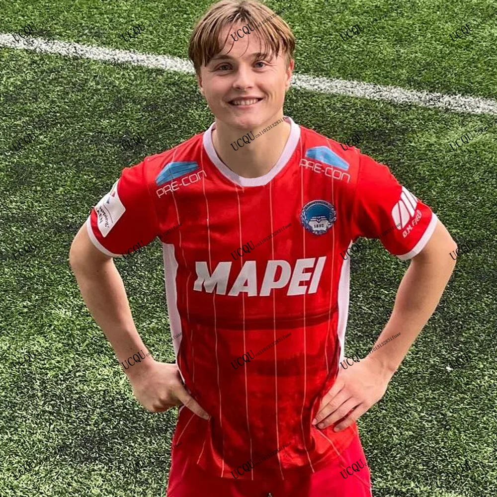 Kongsvinger IL KIT 2025-26 جديد وصول النرويج رئيس الوزراء لكرة القدم جيرسي ثلاثية الأبعاد تي شيرت مطبوع المنزل بعيدا الكبار طفل للجنسين الكلاسيكية عادية #1