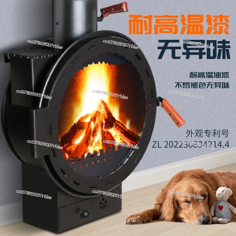 Hub fireplace Real fire fireplace European indoor fire heating fireplace High temperature resistant  Household heating