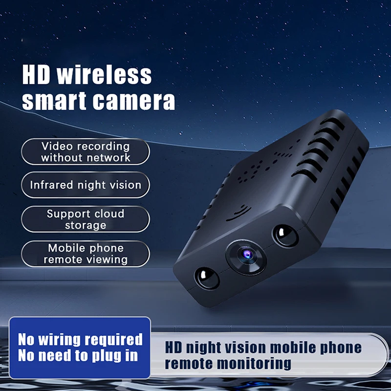 1080P HD Mini Wifi Camera XD Wire Camera Smart Home Security Indoor Anti-theft IP Camera Video Voice APP Real-time Cam