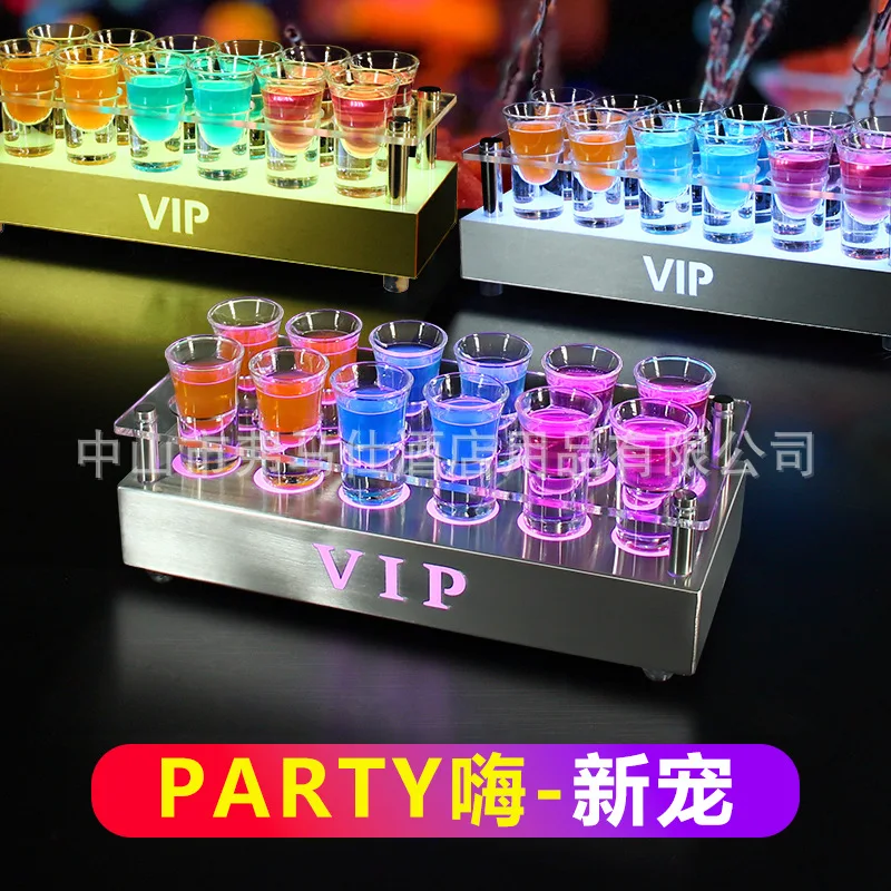 

Бар светодиодный светящийся подстаканник One Creative акриловый коктейль светящийся