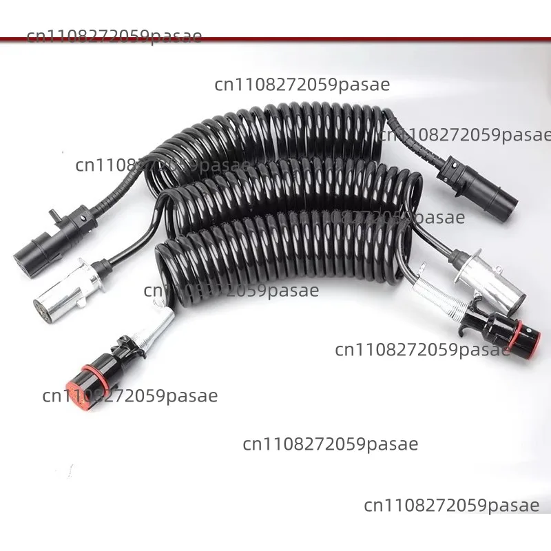 7 PIN Spring Wire Assembly Trailer System Connection Wire For Truck and Trailer