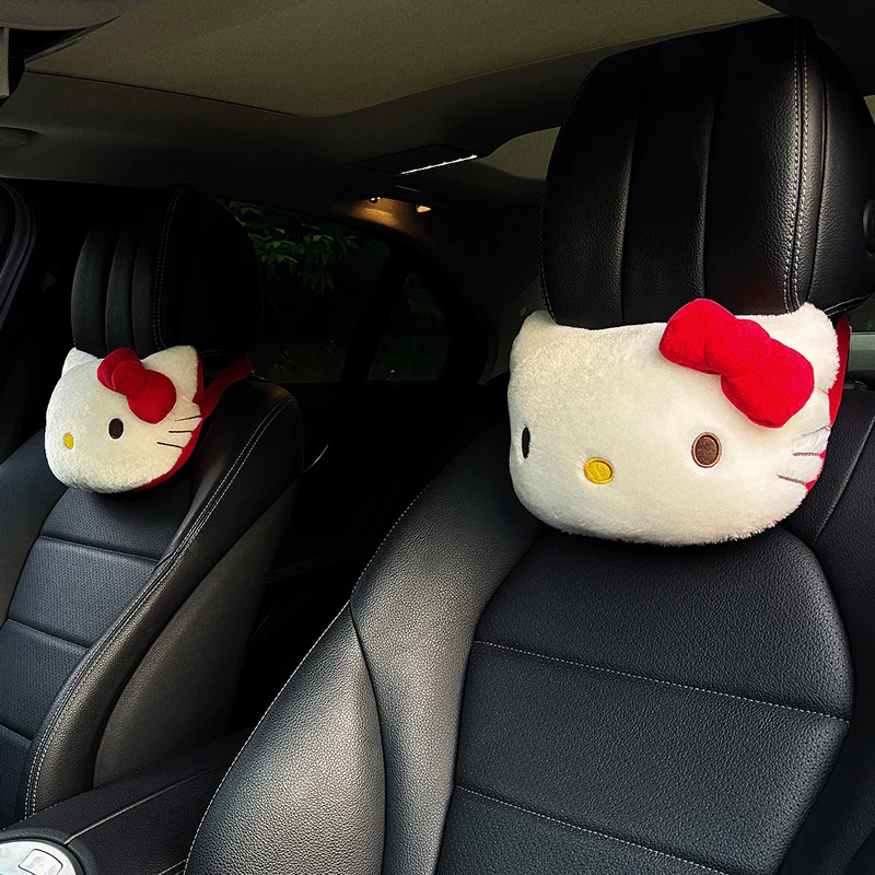 

Подголовник с рисунком «Hello Kitty», удобный мягкий подголовник, декор автомобиля, игровой стул, подголовник, мягкие аниме, плюшевые игрушки, рождественские подарки для девочек