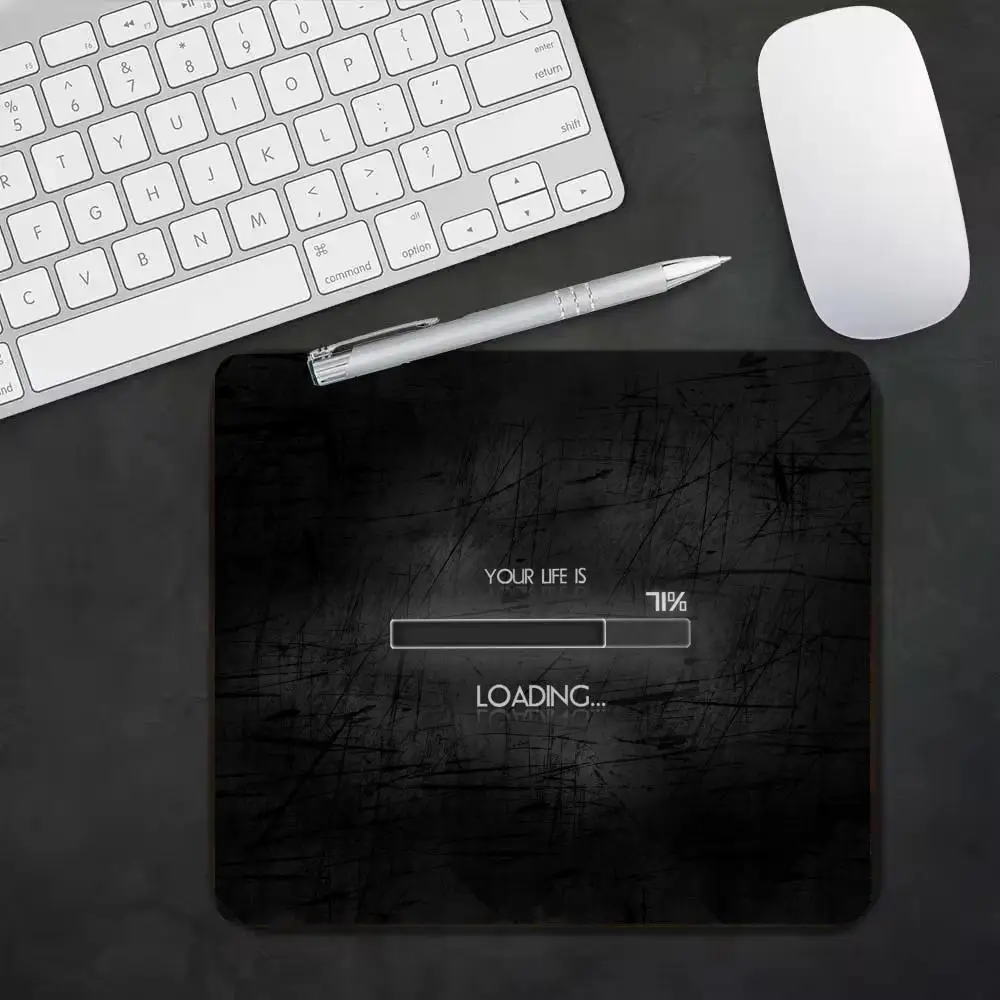 

Loading Motivational Mouse Pad Small Gamer Desk Mat Square Gaming Office Accessories Rug Mousepad Rubber Keyboard HD Table Mats