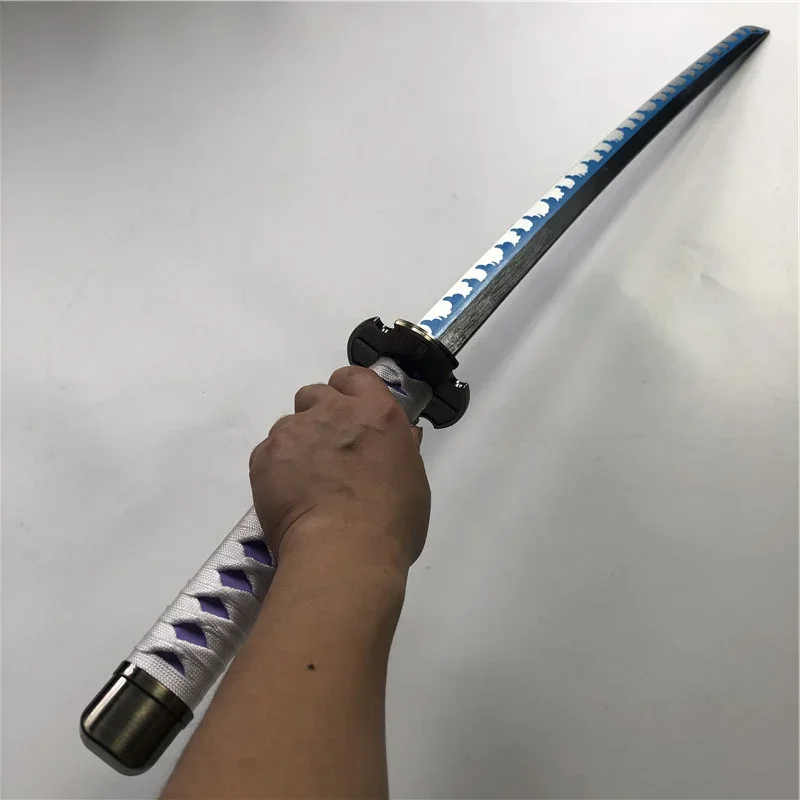 1:1 Cosplay Sandai Kitetsu Thanh Kiếm Vũ Khí Vũ Trang Thanh Katana Espada Gỗ Ninja Dao Samurai Thanh Kiếm Chống Đỡ Đồ Chơi Dành Cho Thanh Thiếu Niên 100Cm