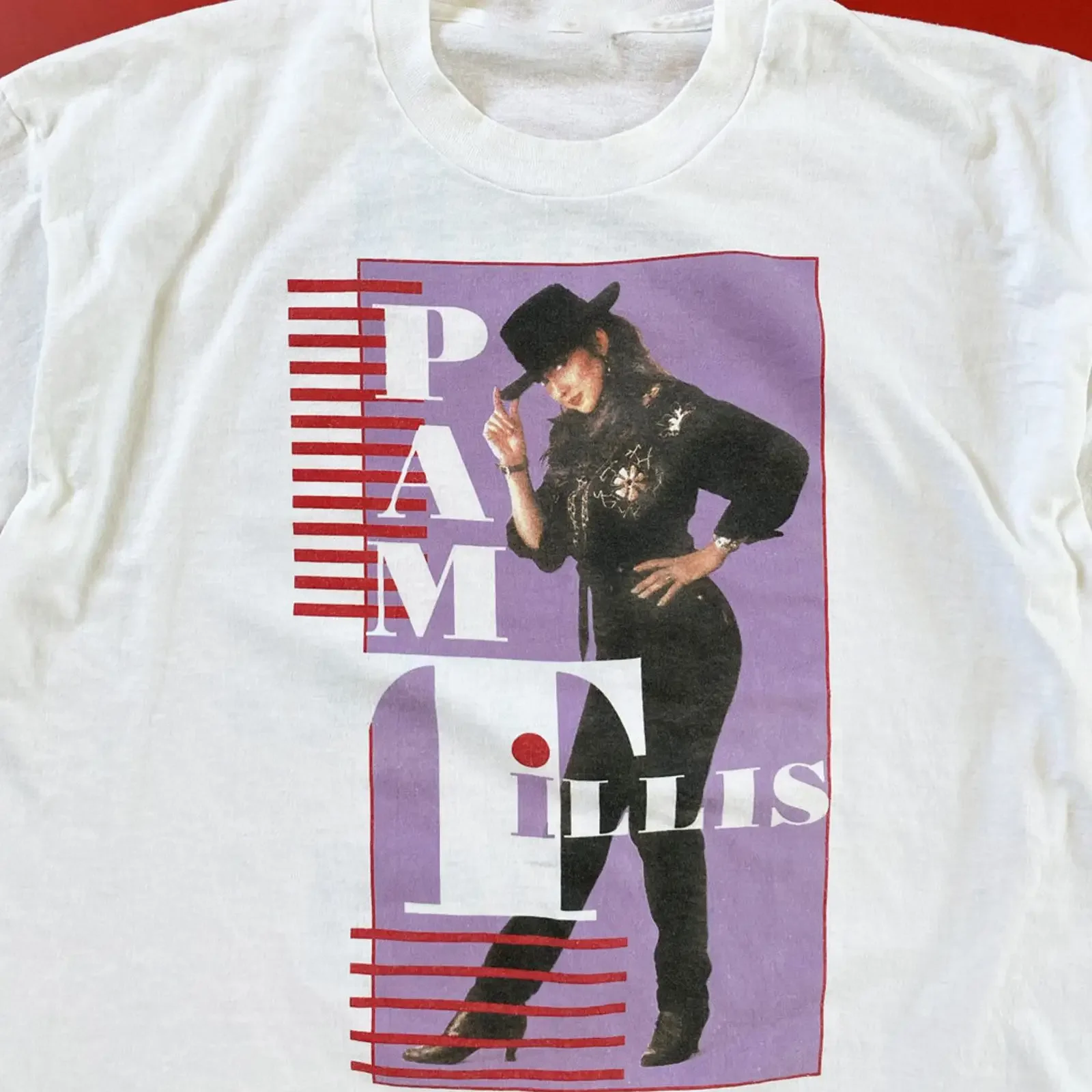 1990 Pam Tillis Don't Tell Me What To Do White All Size T Shirt vintage Washed Slightly Versatile Soft streetwear Stylish