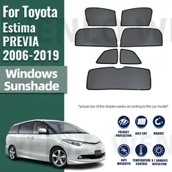 For Toyota Estima PREVIA RX50 2006-2019 Car Sunshade Shield Front Windshield Curtain Rear Side Baby Window Sun Shade Visor