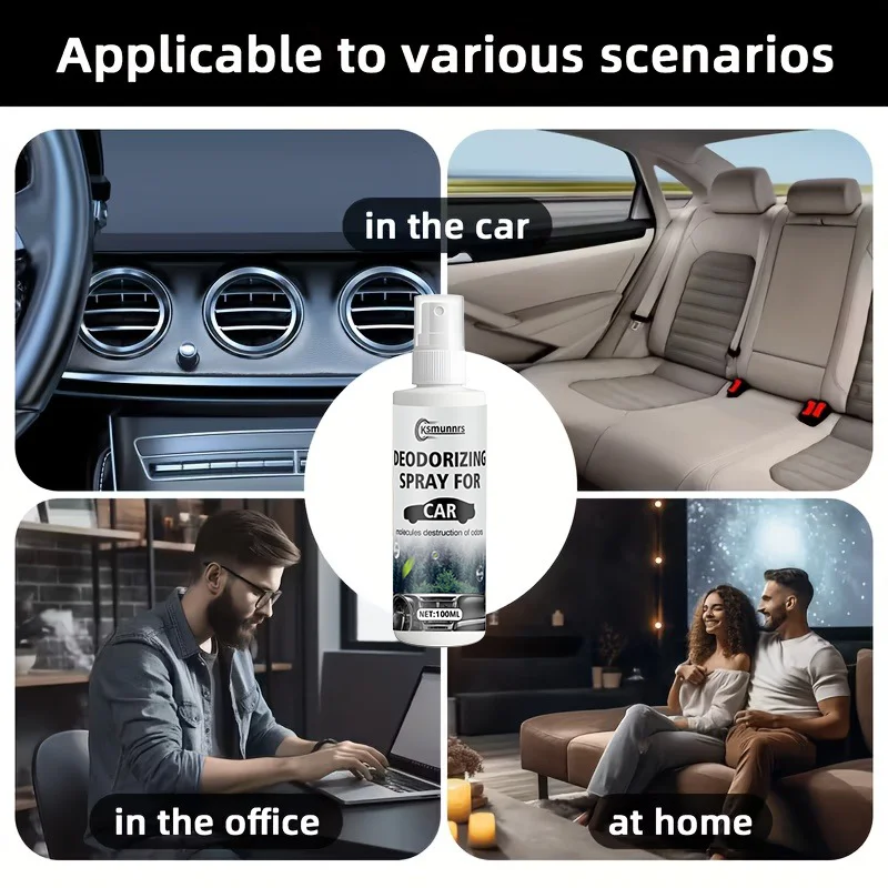 Long-lasting Air Freshener and Deodorizer - Suitable for Cars, Offices, and Homes - Eliminates Smoke, Pet Odors, and Food Smells view 3