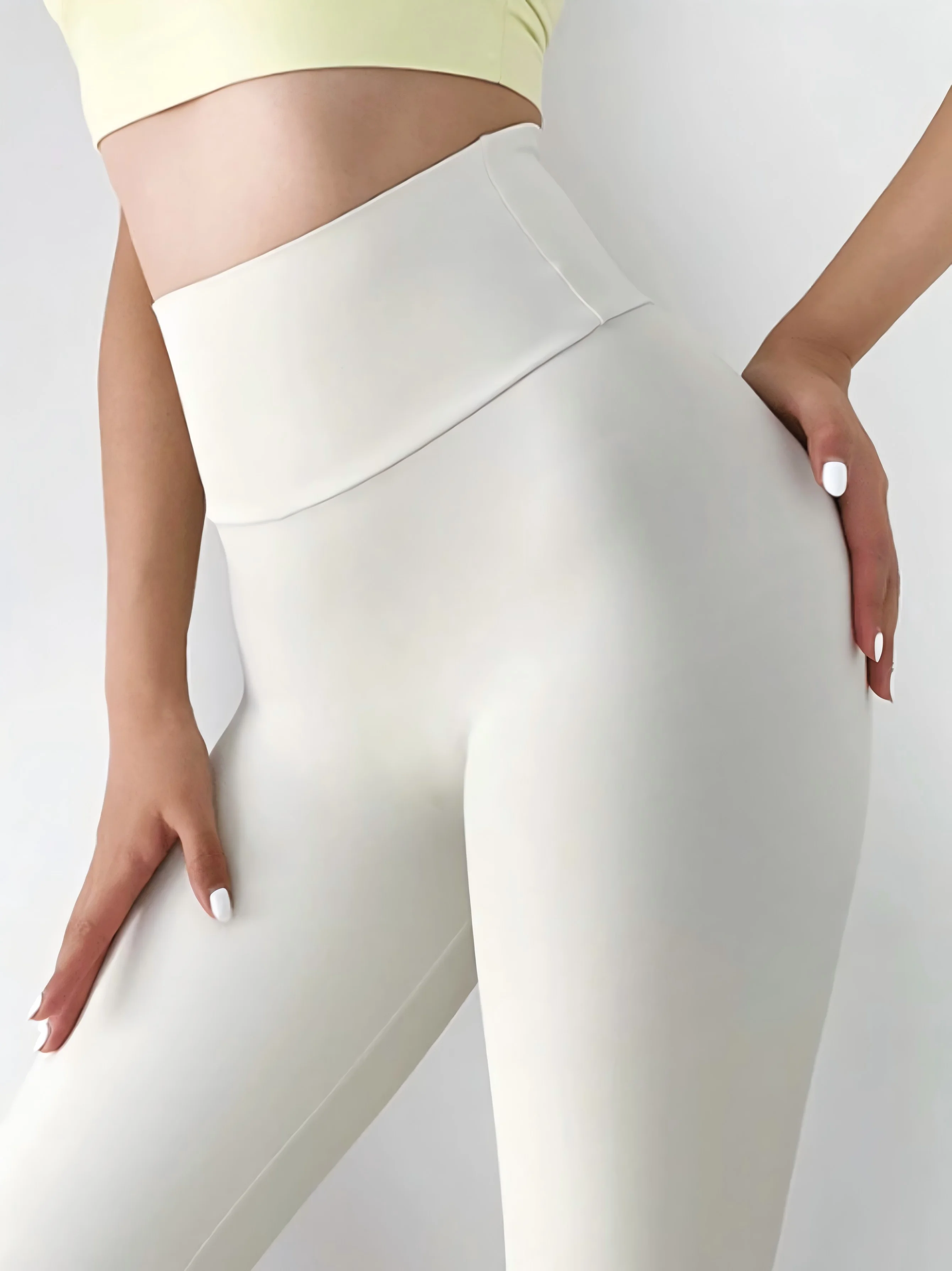 9 Inch High Waist Stretch Breathable Butt Lifting Yoga Leggings Women Peach Hip Tight Fitness Running Workout Bodybuilding Pants image 4