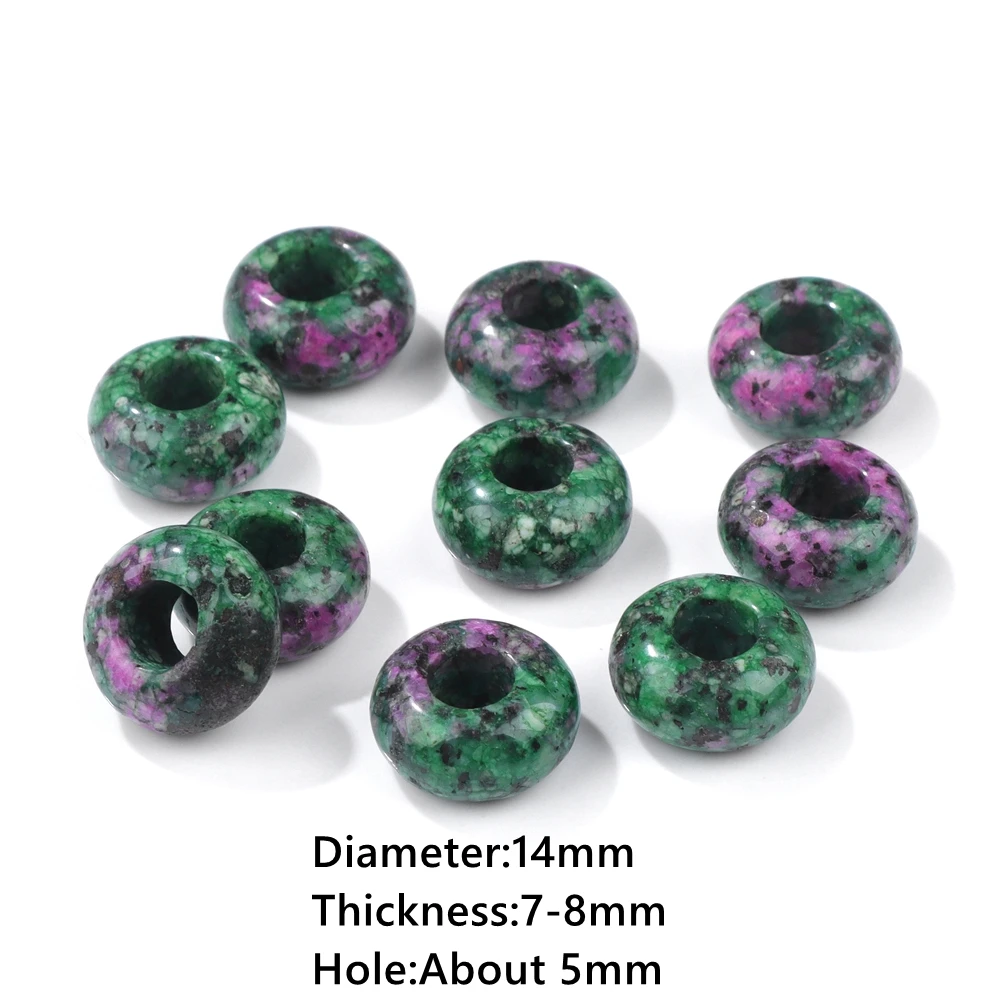 Wholesale Natural Stone Big Hole Beads