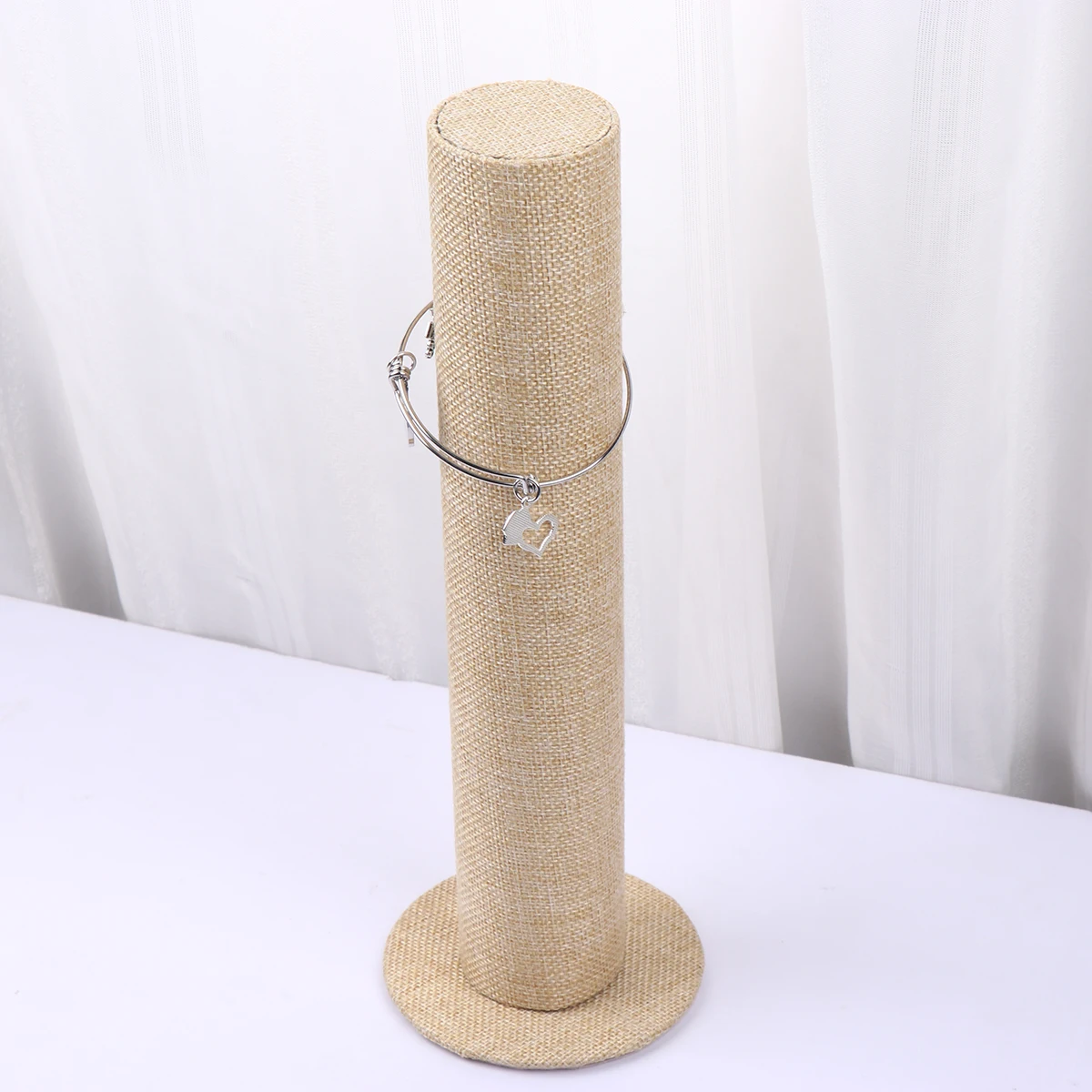 

2PCS Jewelry Ties Hair Ties Holder Holder Bracelet Headdress Organizer Cylinder Hair Rings Organizer Stand Home Decor