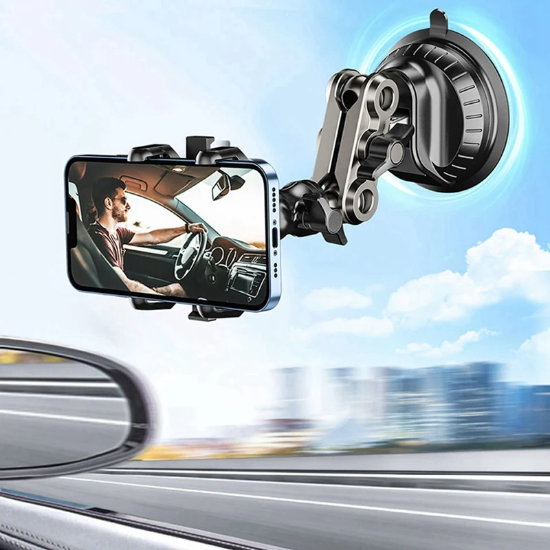 วงเล็บโทรศัพท์มือถือในรถยนต์ Selfie FIXED Universal Outdoor Travel Self-Driving Sucker สําหรับกระจกหน้าต่างรถยนต์