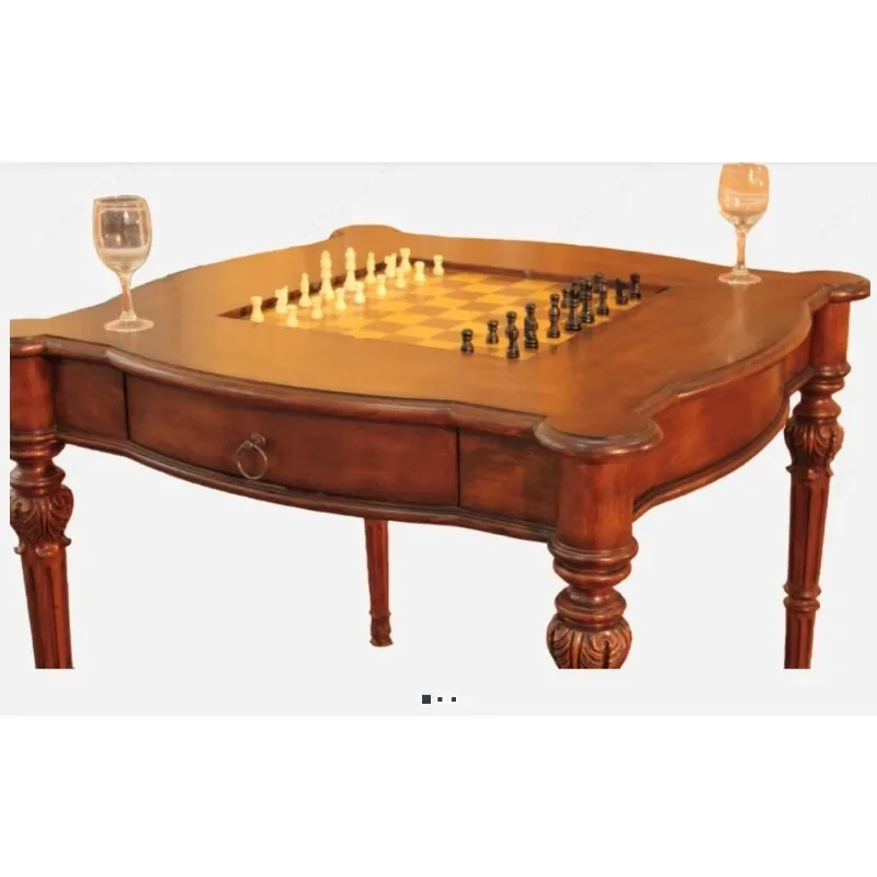 M American Freeman Game Table, Creative Furniture, Four-sided International Chess Table Customization