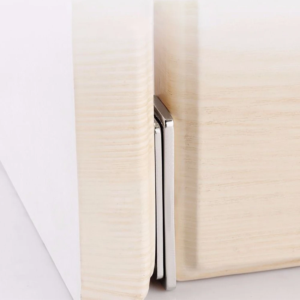 Magnetische Schrankschnäpper, ultradünne Tür, starke Magnete, Stopper, unsichtbares selbstklebendes Schubladen-Magnetschloss für den Schließer in der Küche – Detail 5
