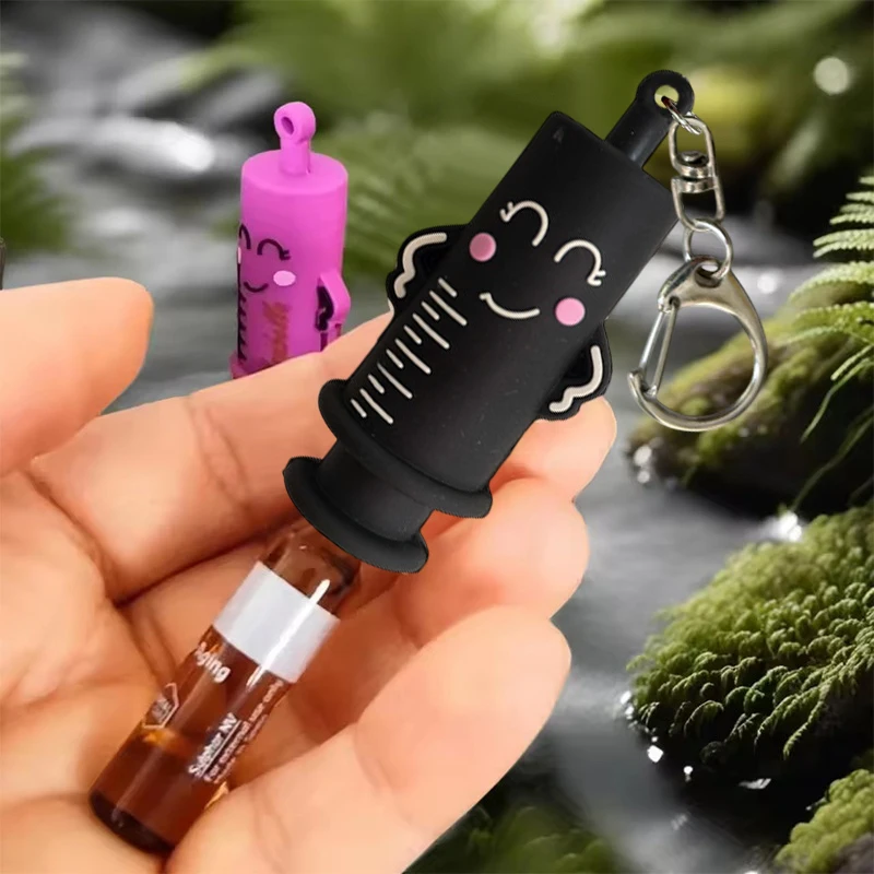 Ampoule Bottle Opener Syringe Keychain Rubber Cutter Tool Vial Breaker Nurse Doctor Tool Medication Opener Portable Medical Aid