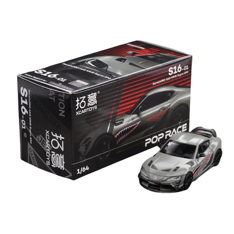 

XCARTOYS POPRACE 1/64 Diecast alloy car model Boys' toys NWB Supra A90 Collection Decorative pieces for children's gifts.