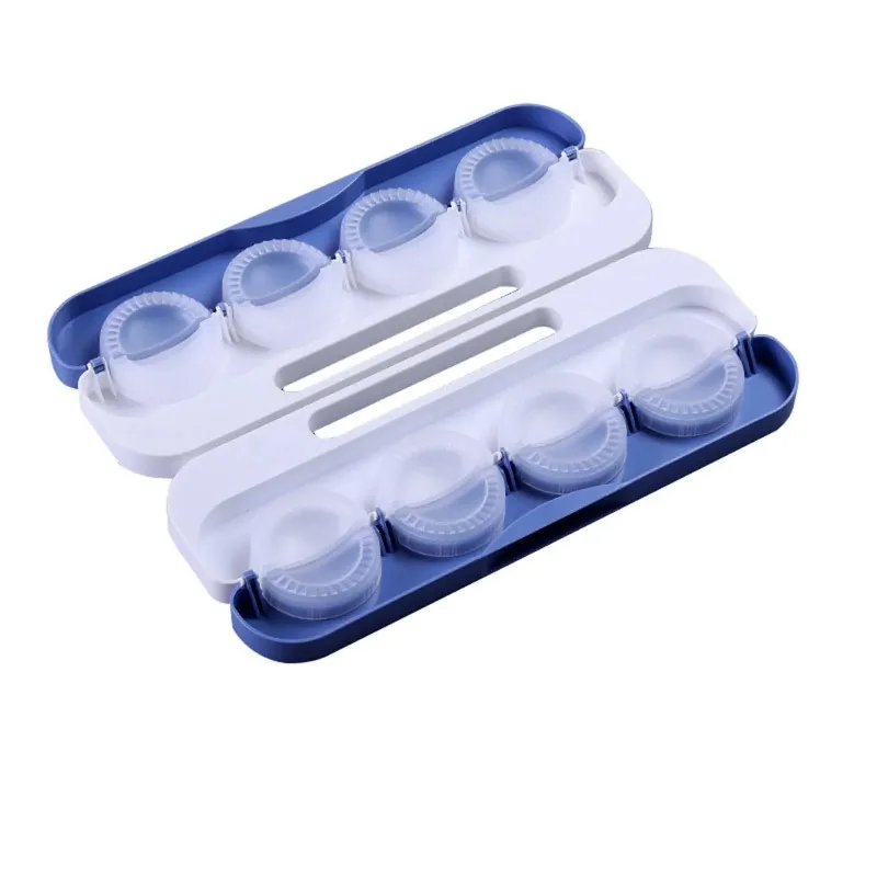 

Hot 8-Grid Dumpling Mold DIY Dumplings Skin Presser Dough Press Mould Labor-Saving Reusable Dumpling Machine Kitchen Gadget