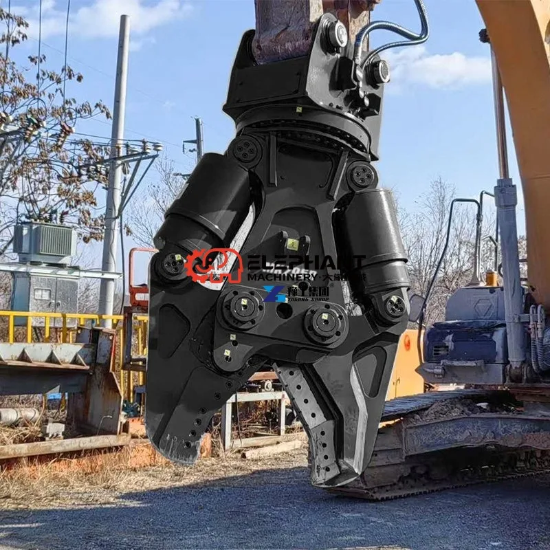 Hydraulic Cutter Double Cylinder Scrap Metal Shears Digger Spare Part Steel Structures Demolition Scissors Dismantling Equipment