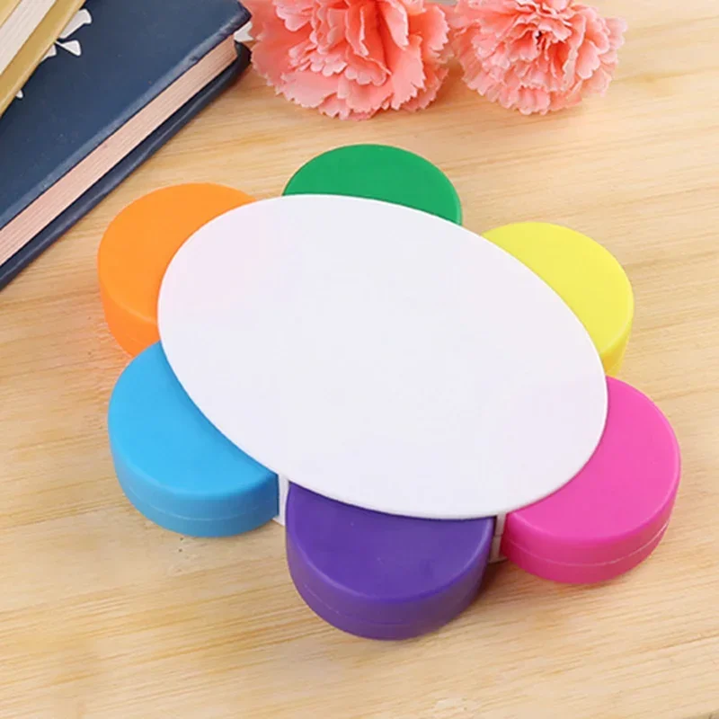 6 ألوان مائية قلم لوازم فنية للأطفال مجموعة رسم أقلام باستيل قرطاسية على شكل زهرة Kawaii مدرسة لوازم فنية رسم #4