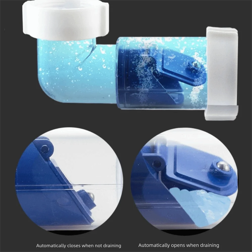 Flip-Top Sink Drain Anti Clogging Anti-Odor Drain Pipe Retractable Flexible Sink Deodorising Strainer