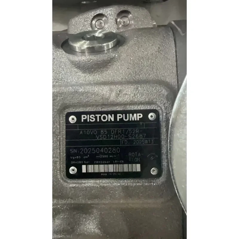 A10VO85 Hydraulic Piston Pump 11172358 L110F Wheel Loader Pump A10VO85DFR1/52R-VSD12H00 -S2687 A10VO28