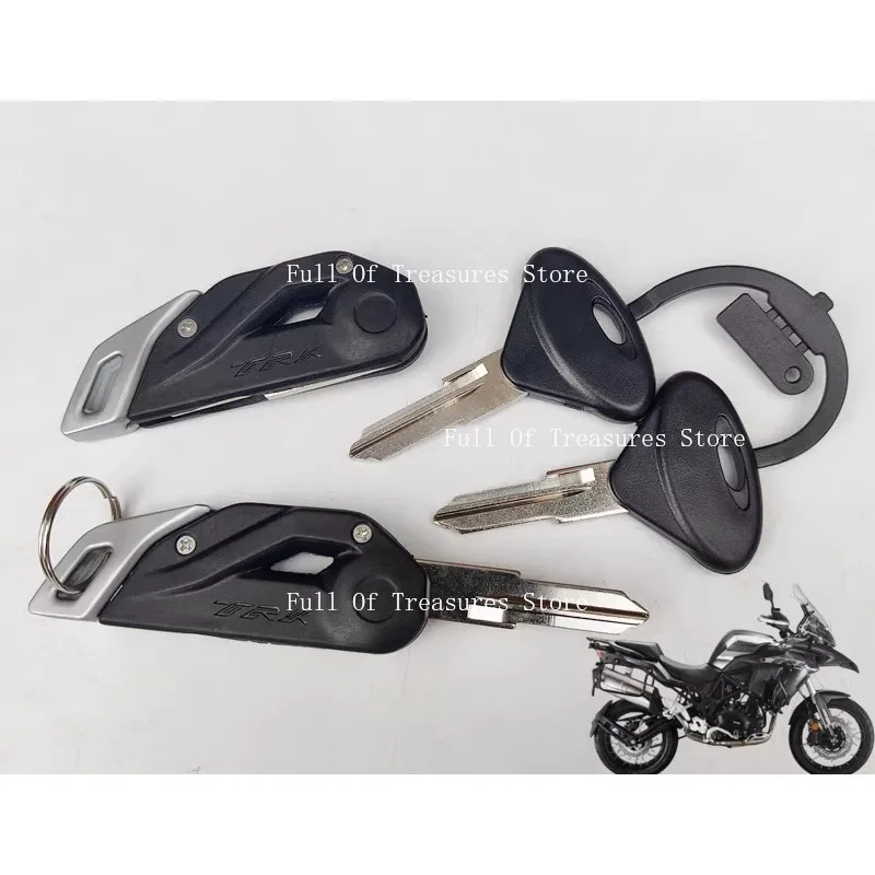 Motorcycle Blank Key Uncut Blade for Benelli TRK502 TRK502X JinPeng 502 QJMOTOR XIAO 750 XIAO 500