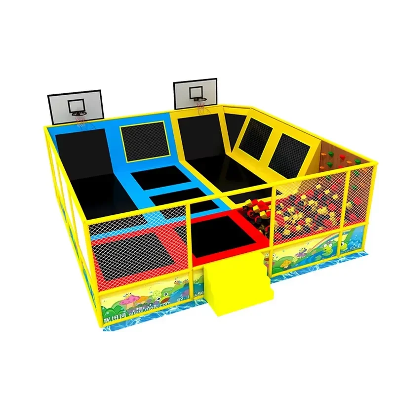 for Indoor Multipurpose Playground Large Play Area Foam Swimming Pool Children Trampoline Park Courses