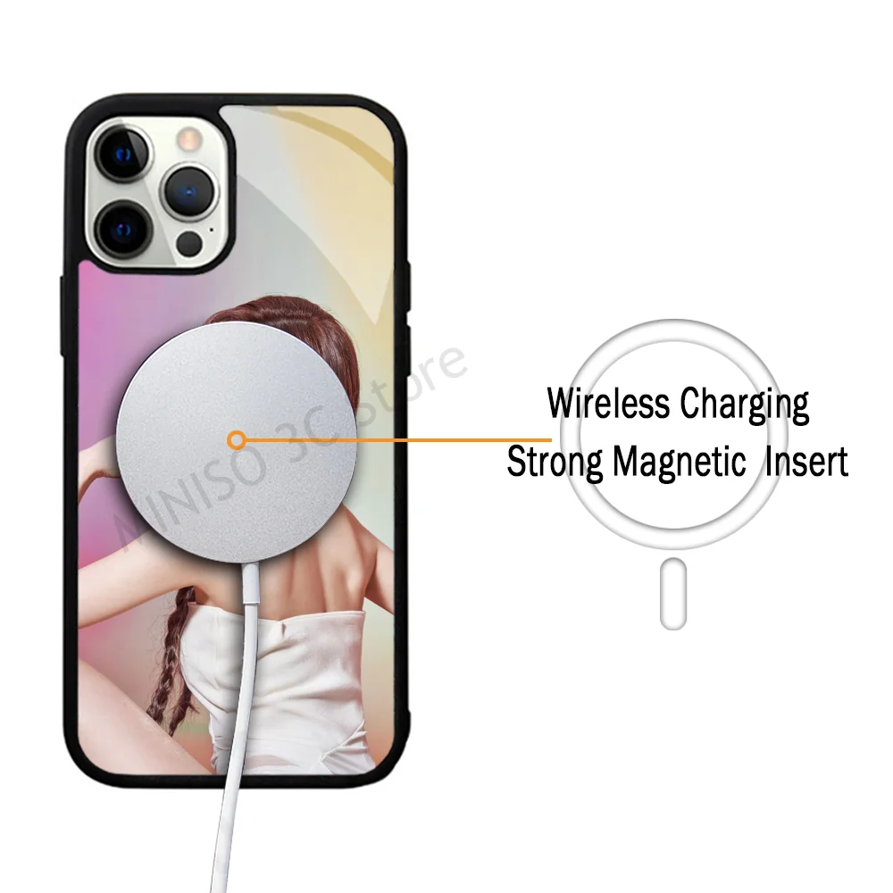 Kpop Girl Sana T-Twice Phone Case Strong Magnetic For IPhone 15 14 13 Pro Max 11 12 Mini For Magsafe