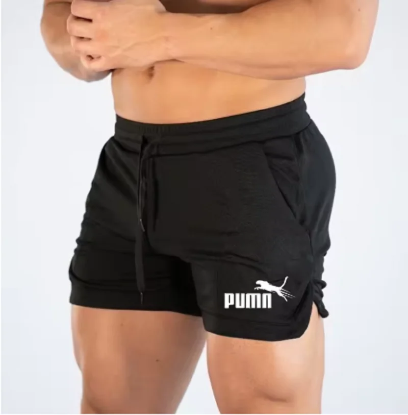 2026Summer Mesh Quick Drying Shorts Men's Sports Casual Shorts Men's Breathable Beach Pants Suitable for Fitness Outdoor Running
