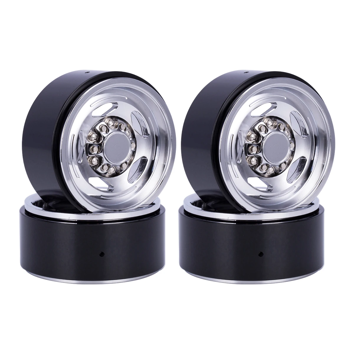 Aluminum 1.9 Inch Vintage Design Beadlock Wheels Rim for 1/10 RC Car Crawler SCX10 TRX4 Capra Wraith VS4-10