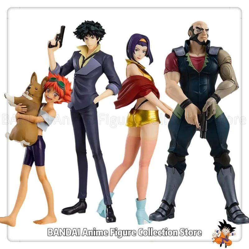 In Stock Original GSC Cowboy Bebop Spike Spiegel/Faye Valentine/Jet Black/Ed & Ein Anime Figure Birthday Gift