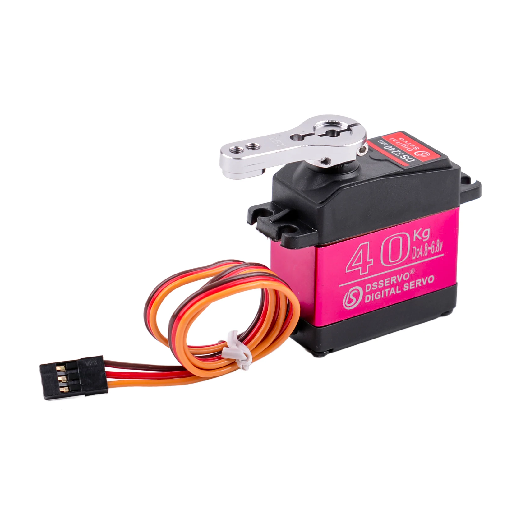 40 كجم DS3240 أجهزة رقمية عزم دوران كبير 180 ° /270 ° دوران IP66 مع وظيفة طاقة مؤازرة للذراع 25T أجزاء ألعاب ذاتية الصنع لروبوت سيارة RC #2