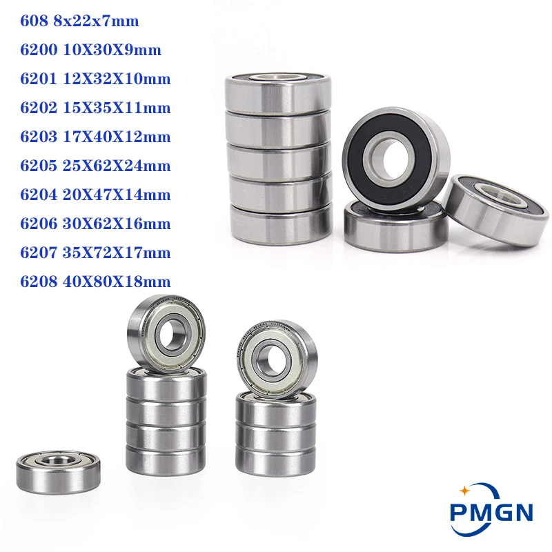 10 sztuk ABEC-5 6201ZZ 6201Z 6201-2Z 6201 ZZ 12*32*10mm metalowa uszczelka wysokiej jakości łożysko kulkowe z głębokim rowkiem 12x32x10mm