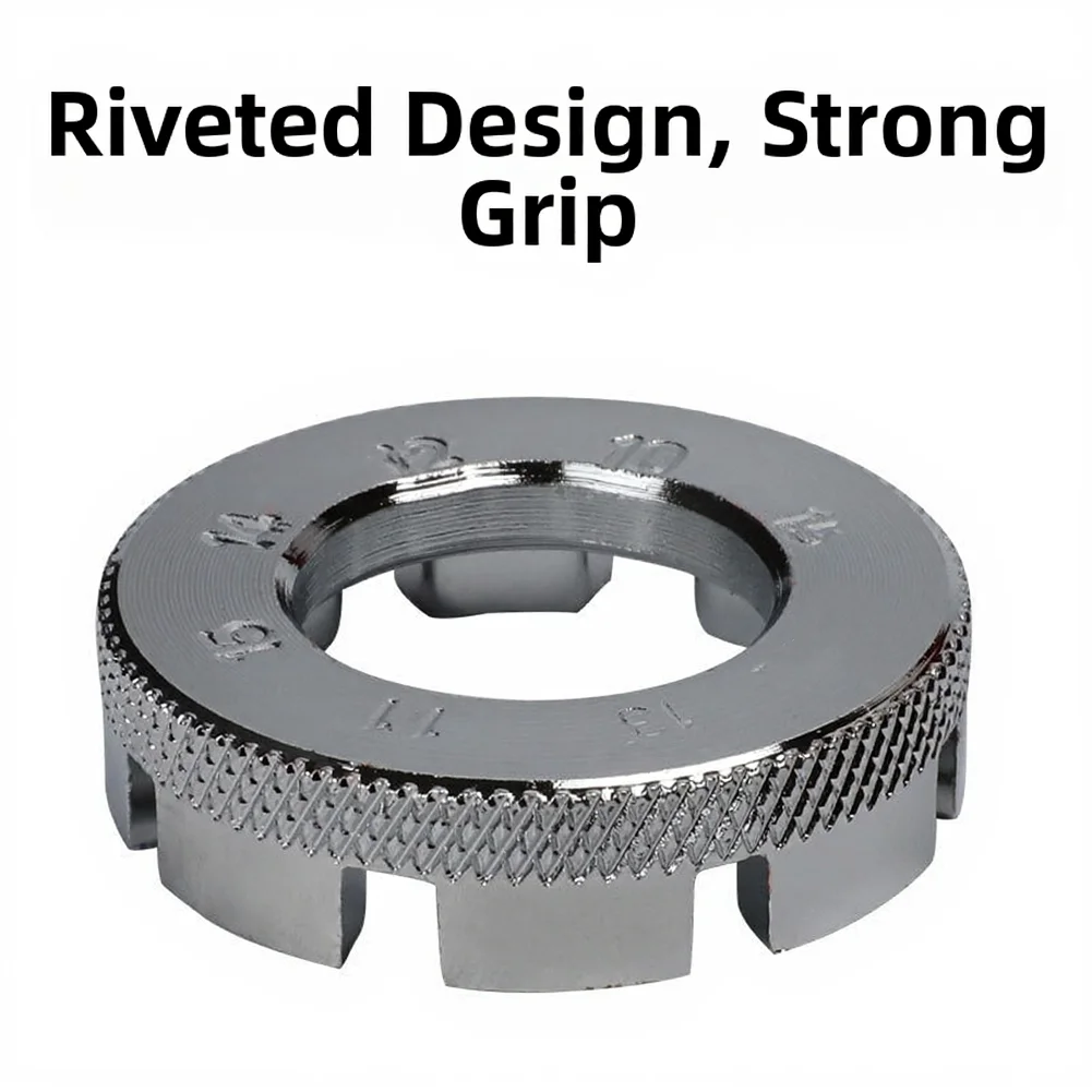 Steel Spoke Wrench For Mountain Bike Wheel Adjustment Precision Steel Wire Tool With Ergonomic Grip Compact Cycling Maintenance