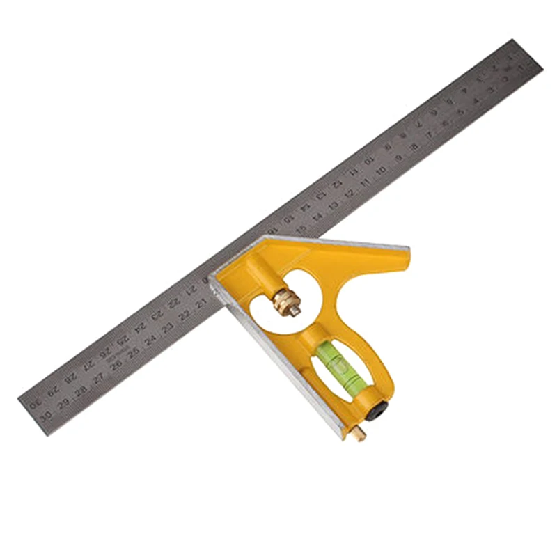 Measuring Tool Combination Angle Ruler Stainless Steel Multifunctional Combination Angle Ruler