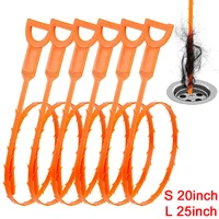 Drain Clog Remover Pipe Cleaner Drain Cleaner Dehairer Hair Drain Unclogger Pipe Cleaning Tool for Bathroom Sinks Shower Bathtub