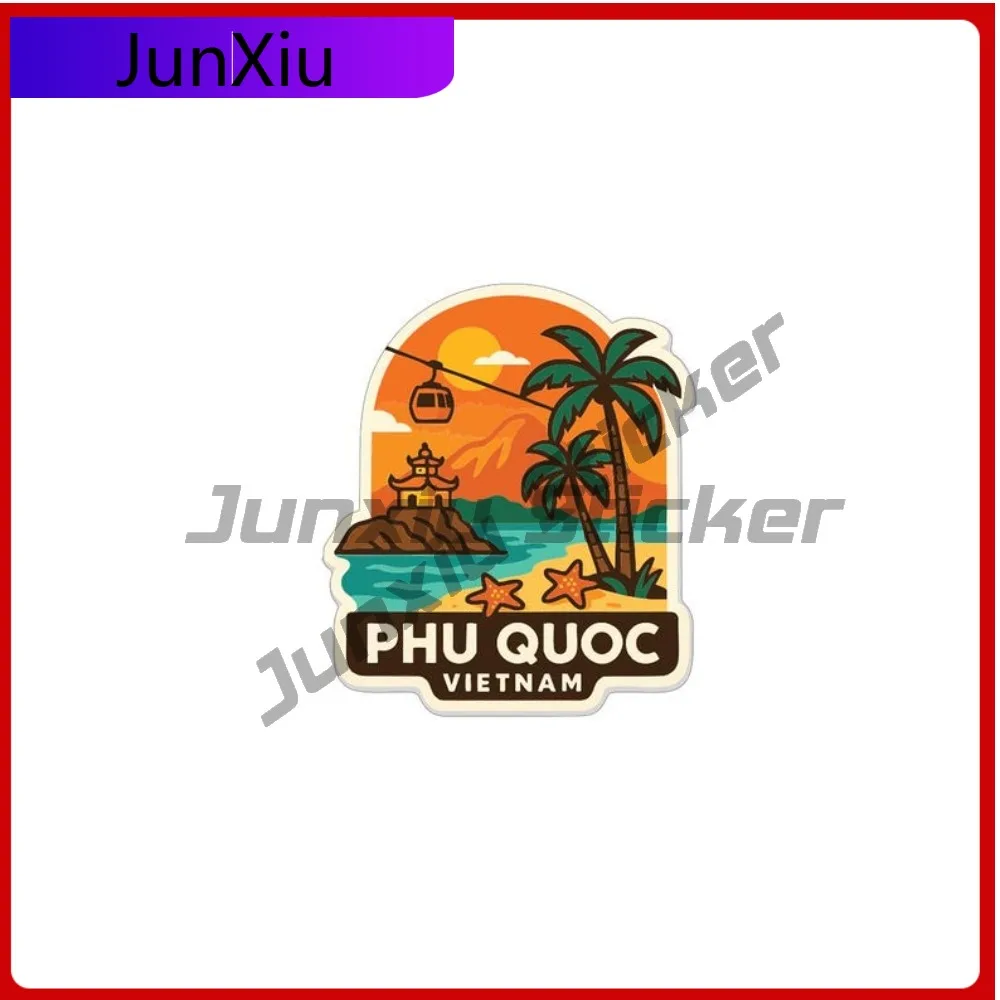 

Phu Quoc Vietnam City Travel Anti Scratch Sticker Vinyl Decal Accessories Laptop Stickers For Rv Window Phone Trunk Windshield