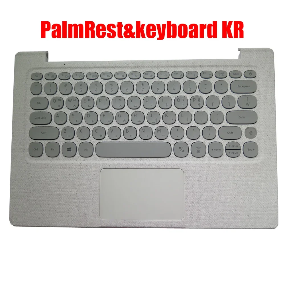 NP530XBB 530XBB Laptop Tempat Berteduh & Keyboard untuk Samsung Korea KR BA98-01692B Casing Atas dengan Touchpad Baru