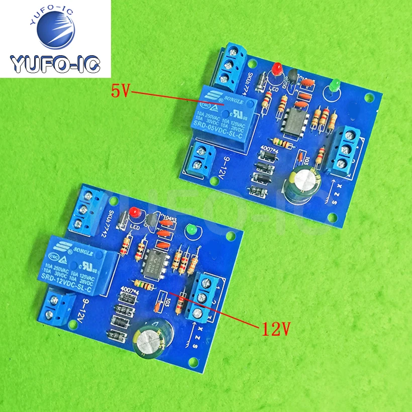 1PCS Water Tank Tower Pool Automatic Pumping Water Level Sensor Controller Switch Module 12V/5V
