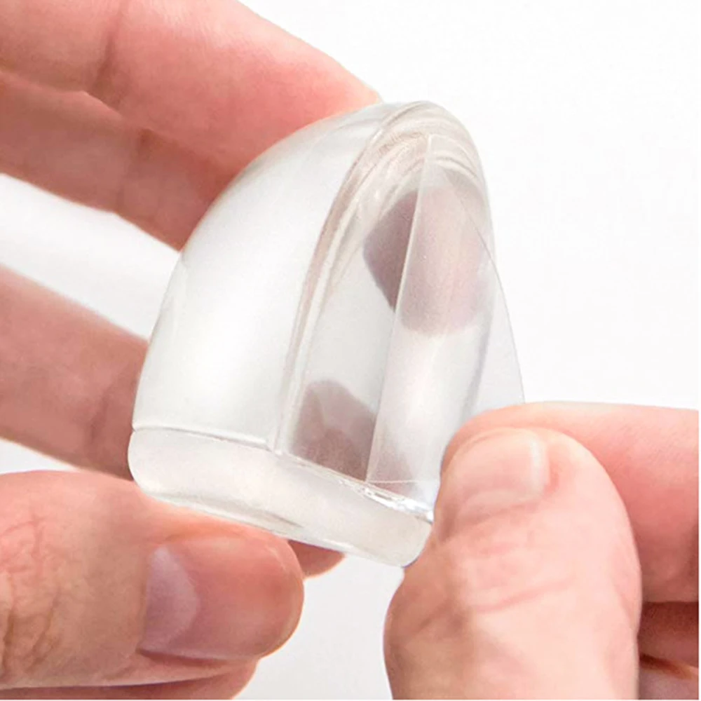 Acrylic Door Stopper Self Adhesive Anti-Collision Door Holders Catch Floor Mounted Nail-free Door Stops Protect Walls Furniture