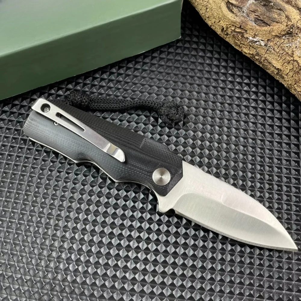 

Универсальный открытый карманный нож для самообороны, 8Cr13Mov, лезвие G10, прочный инструмент для кемпинга, охоты, фруктовые ножи, складной нож EDC