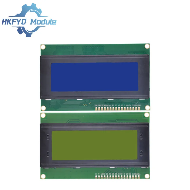 LCD2004+I2C LCD2004 20x4 2004A yellow Green Screen Character LCD IIC Serial Interface Adapter Module for
