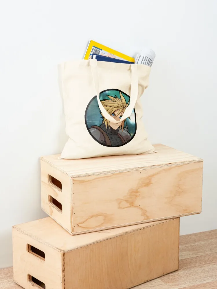 Cloud Strife Tote Bag Beach bag canvas tote bags Women's tote bag cloth woman