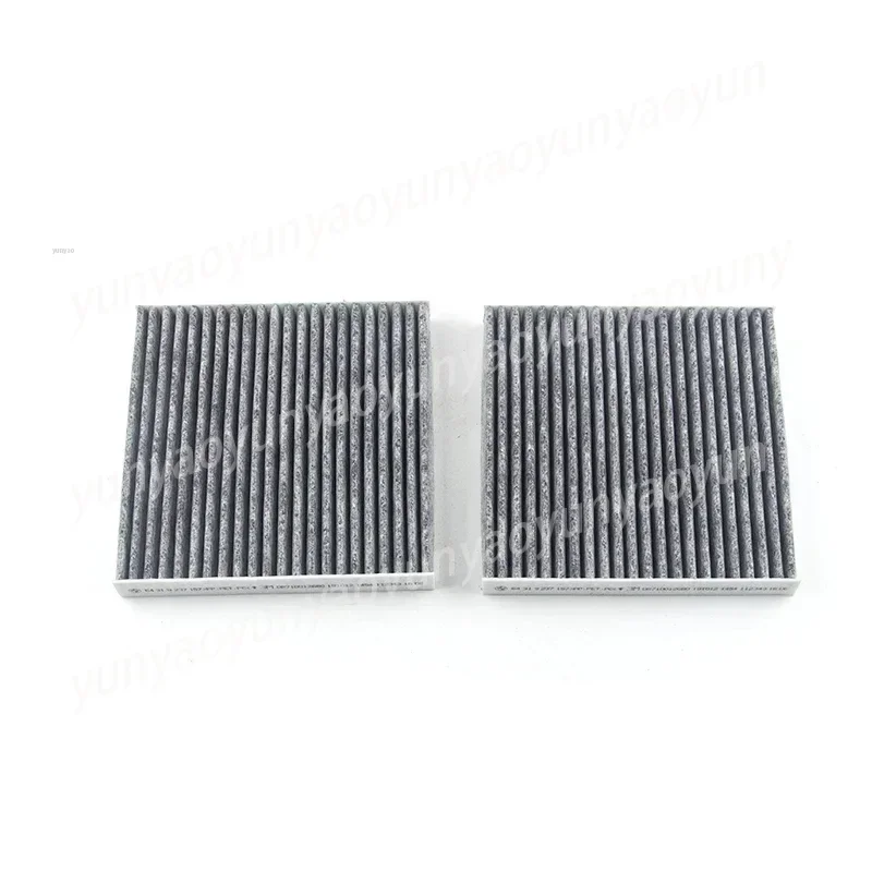 Activated Carbon Air Conditioner Filter Set CUK19004 64319312318 for F25 F26 X3 11-17, X4 2016-2018