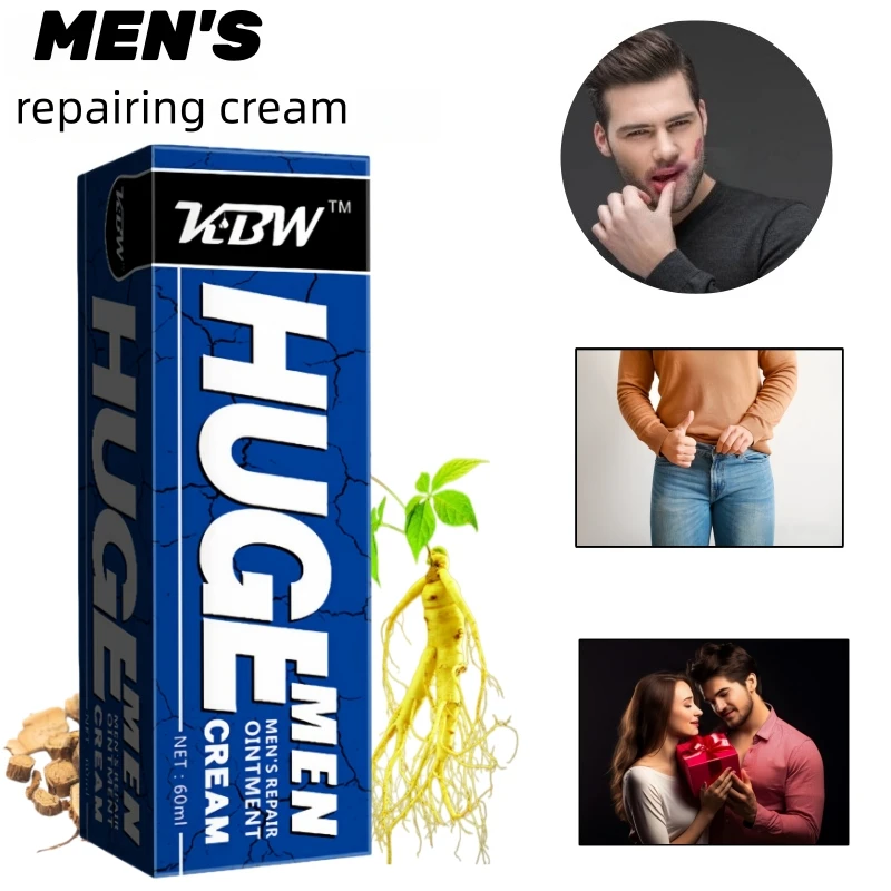 Men's Massage Cream, Nourishes Intimate Areas, A Helpful Tool in the Bedroom, and a Great Gift for Men.