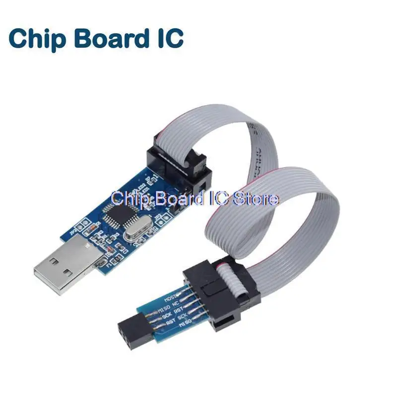 

120/130Pcs Official USBASP USBISP AVR Programmer USB ISP USB ASP ATMEGA8 ATMEGA128 Support Win7 64Board