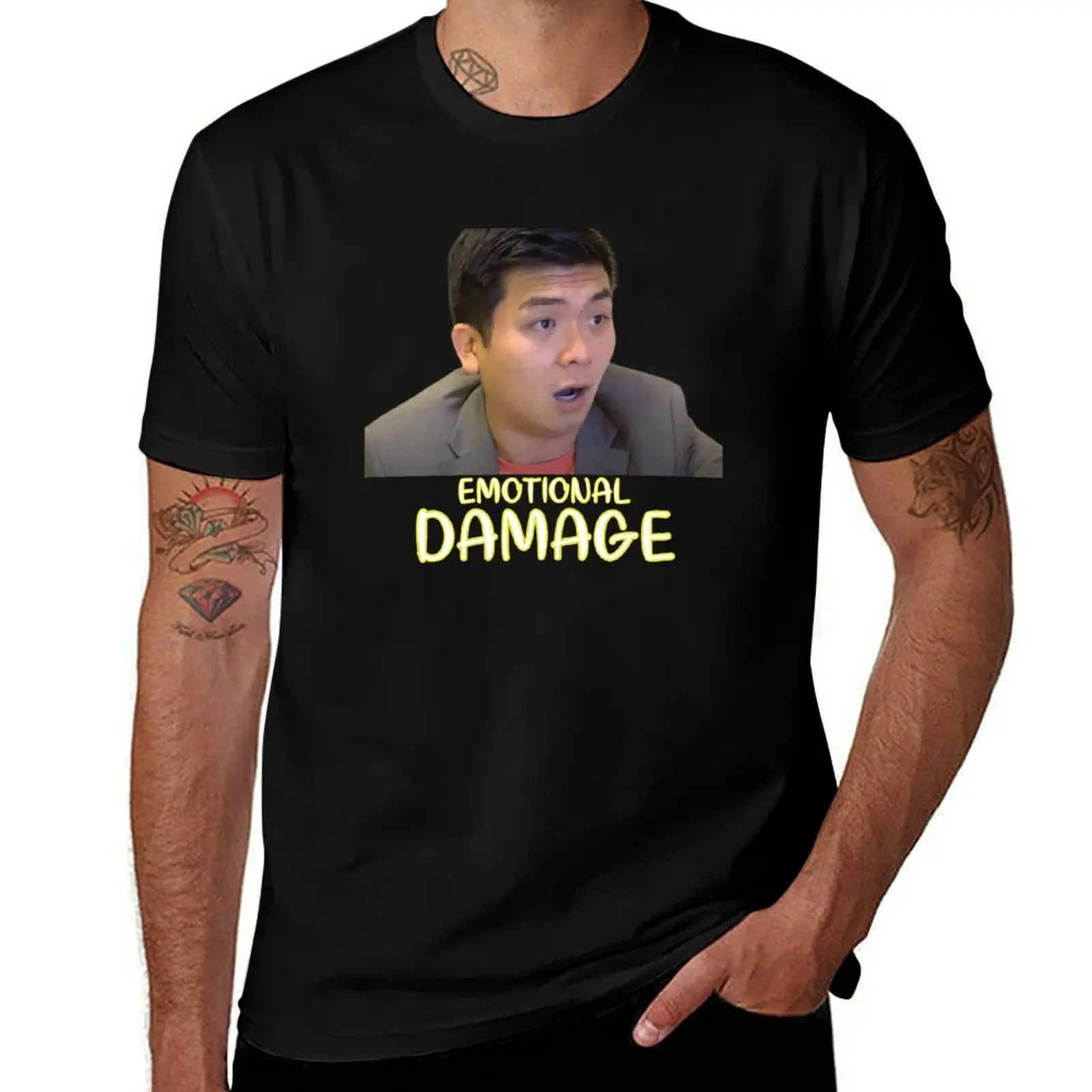 Emotional Damage Steven He T-Shirt t shirts for man graphic funny T-Shirt